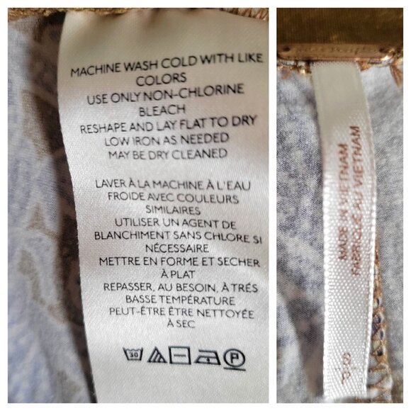 Free People Gold and Tan Flare Pants - Picture 8 of 8